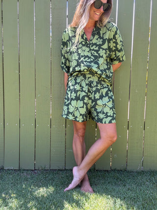 Floral Safari Koa Shorts - The Salty BabeShorts