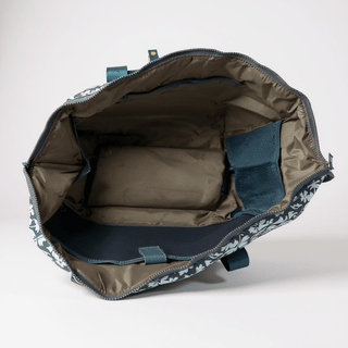 Floral Safari Teal Neoprene Weekender Duffle Bag - The Salty BabeDuffle Bag