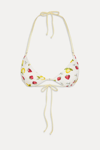 FRANKIE'S BIKINIS Amore Skimpy Halter Bikini Top - Amalfi - The Salty BabeSwim Tops