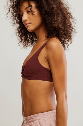 FREE PEOPLE Ahead Of The Curve Scoop - Bittersweet - The Salty BabeTop
