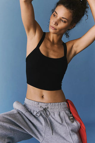 FREE PEOPLE All Clear Cami Solid - Black - The Salty BabeTop