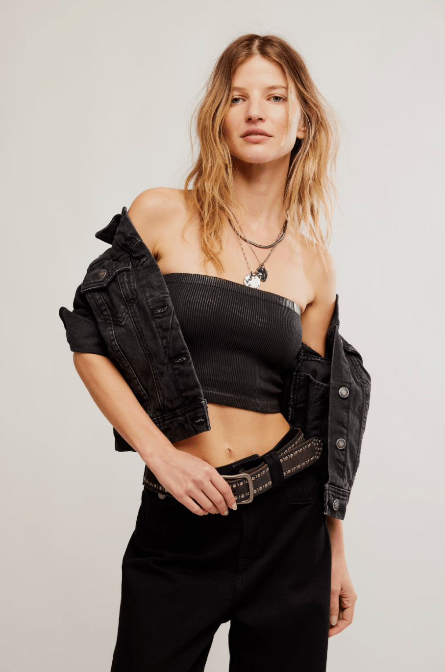 FREE PEOPLE Amelia Foil Bandeau - The Salty BabeTop