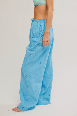 FREE PEOPLE Day Drift Pant - Lakelife Blue - The Salty BabePants