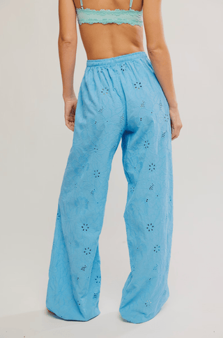 FREE PEOPLE Day Drift Pant - Lakelife Blue - The Salty BabePants