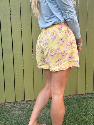 FREE PEOPLE Day To Day Floral Boxer - The Salty BabeShorts