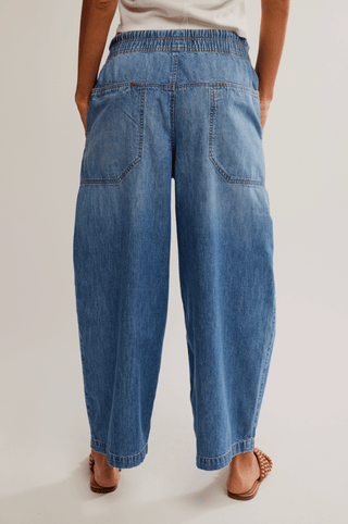FREE PEOPLE Easy Peasy Pull - On Jeans - No Problem - The Salty BabePants
