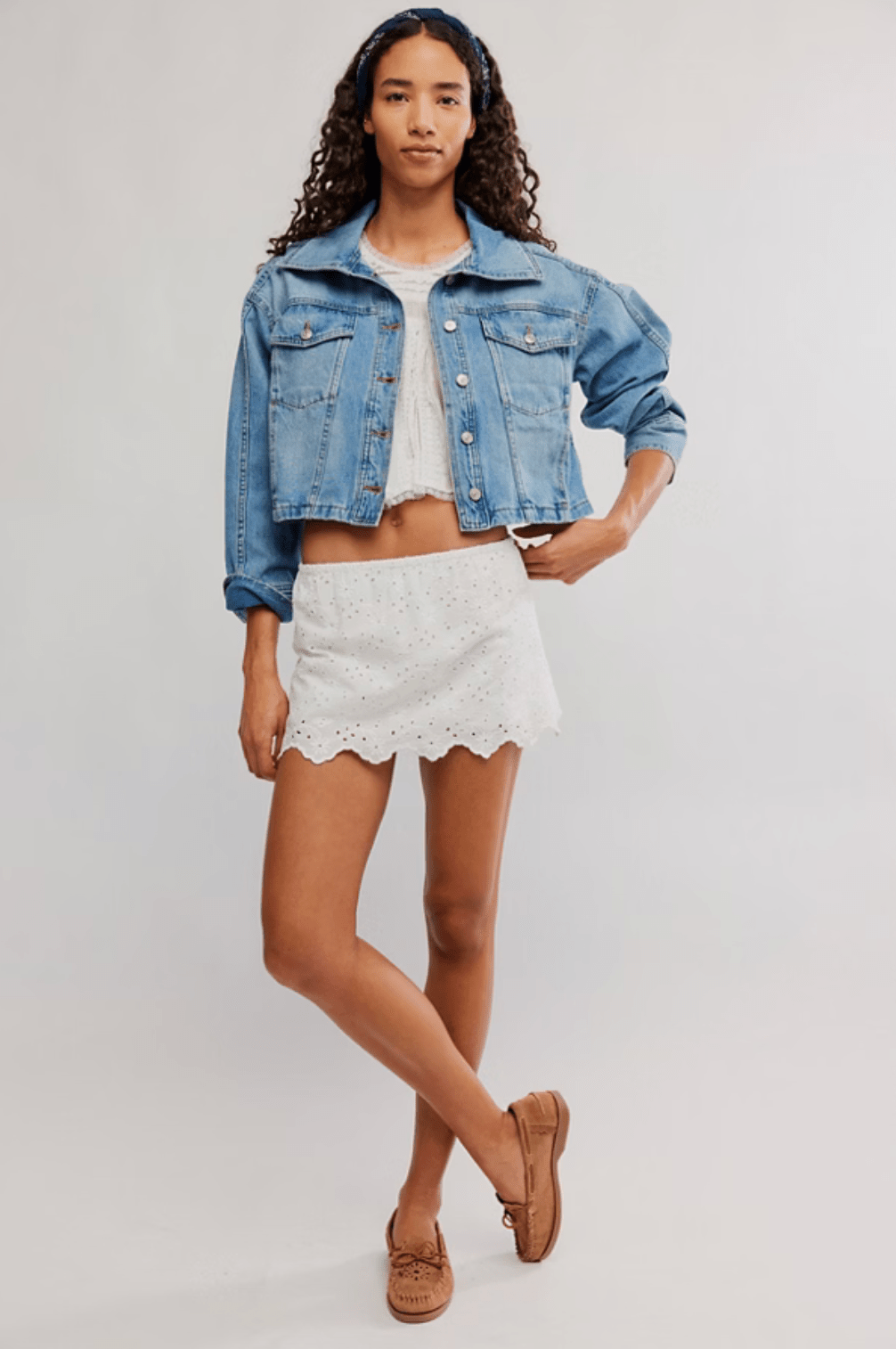 FREE PEOPLE Eyes On You Skort - Ivory - The Salty BabeSkirts