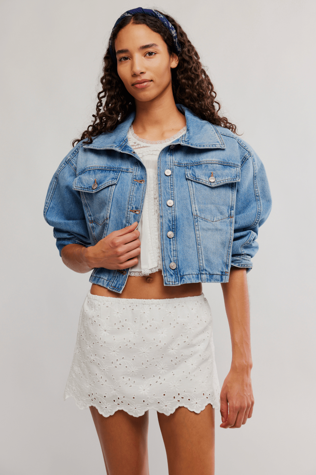 FREE PEOPLE Eyes On You Skort - Ivory - The Salty BabeSkirts