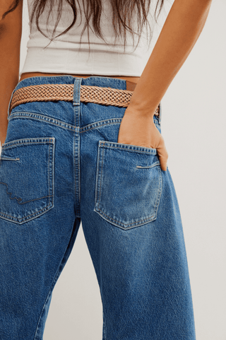 FREE PEOPLE Fable Twisted Seam Jeans - Heartsong - The Salty BabeDenim Pants