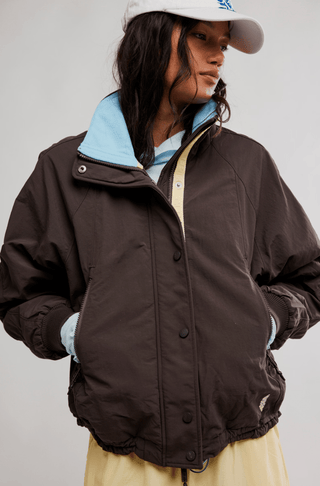 FREE PEOPLE Field Tripper Jacket in Chocolate