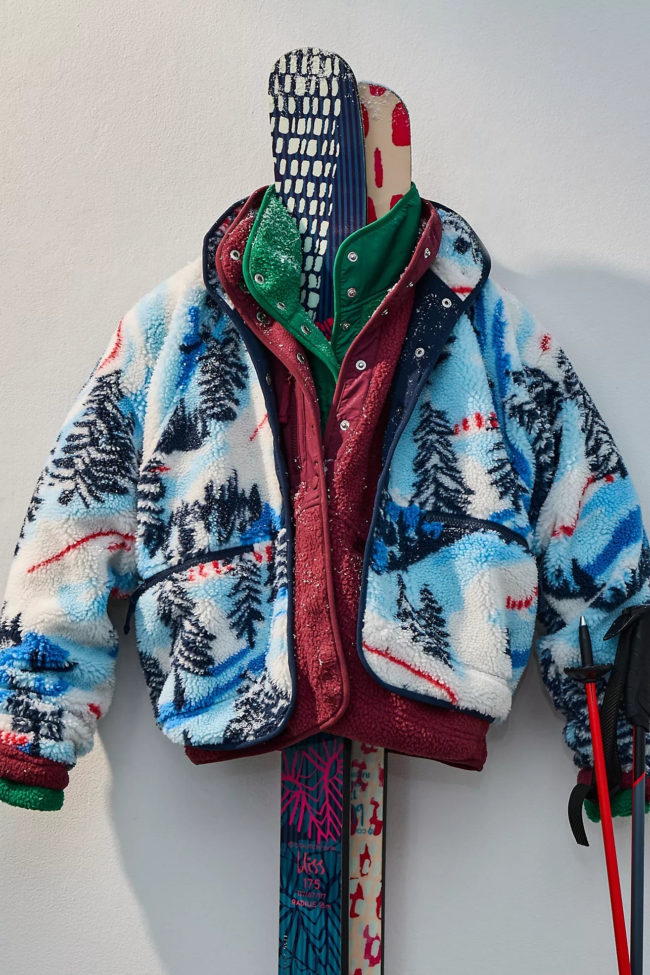 FREE PEOPLE Hit The Slopes Fleece Jacket - Alpine Combo - The Salty BabeJackets