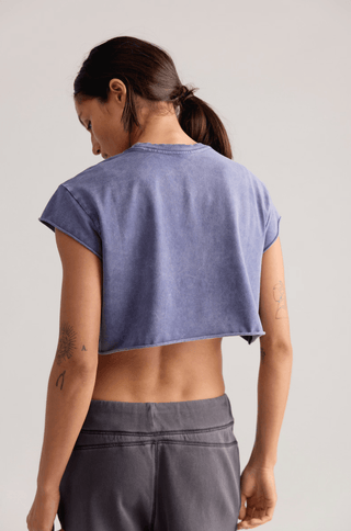 FREE PEOPLE Hot Shot Cropped Tee - True Nevy - The Salty BabeTee Shirts