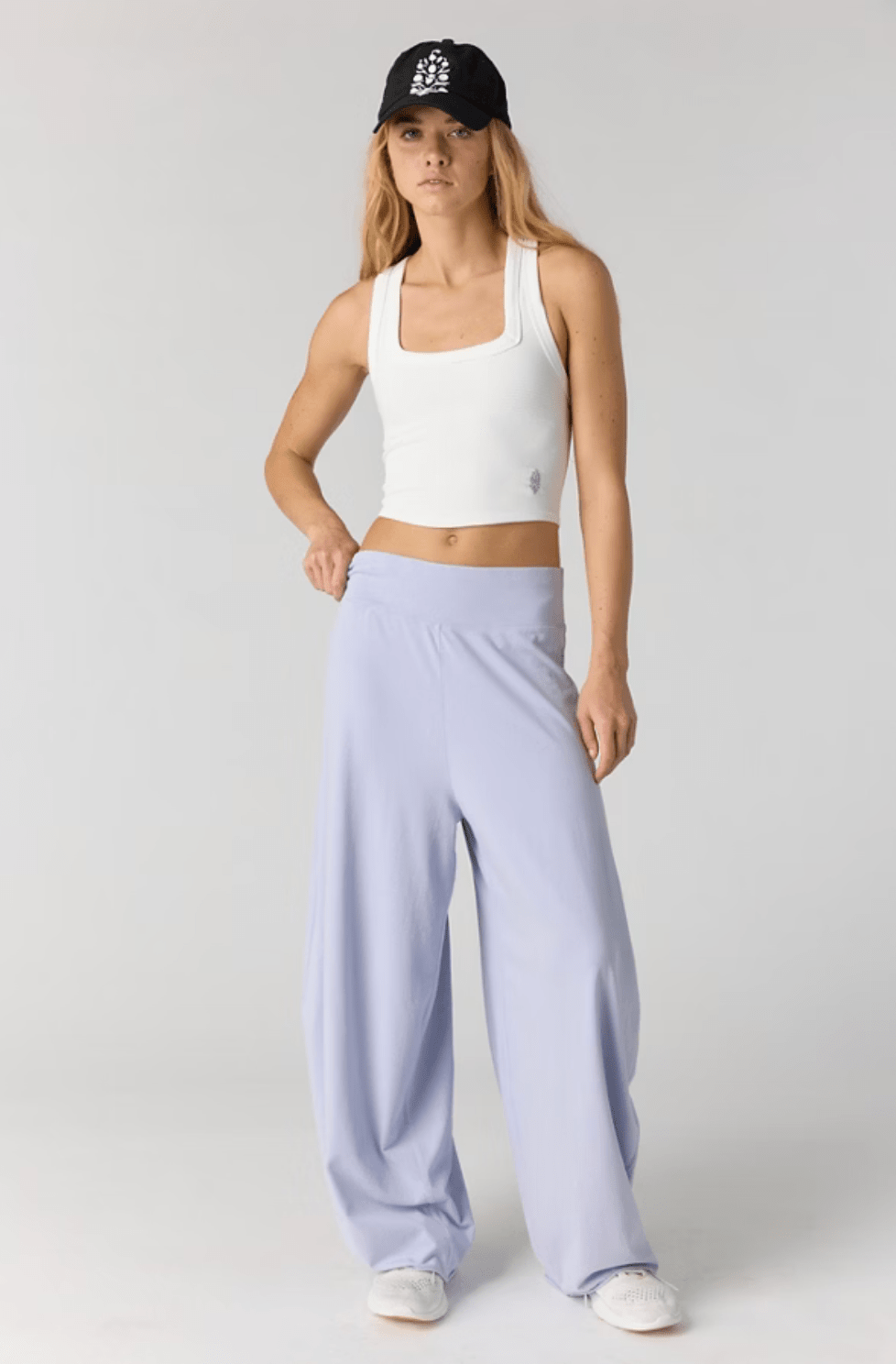 FREE PEOPLE Hot Shot Easy Pants - Slate - The Salty BabePants