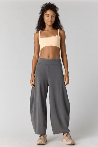 FREE PEOPLE Hot Shot Easy Pants - Vintage Black - The Salty BabePants
