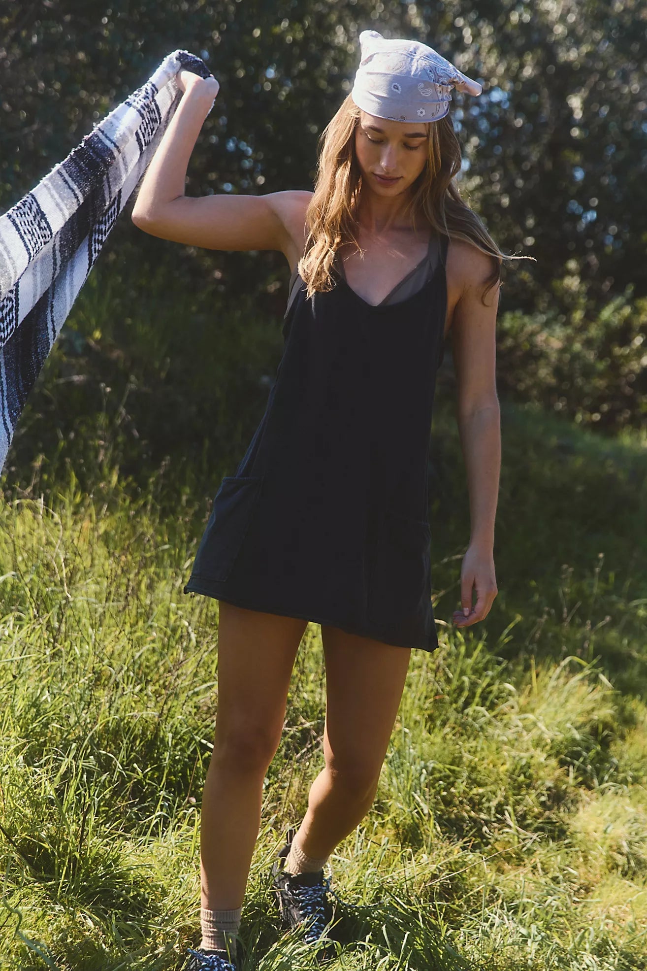 FREE PEOPLE Hot Shot Mini Dress - Black - The Salty BabeDresses