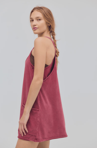 FREE PEOPLE Hot Shot Mini Dress - Brick - The Salty BabeDresses