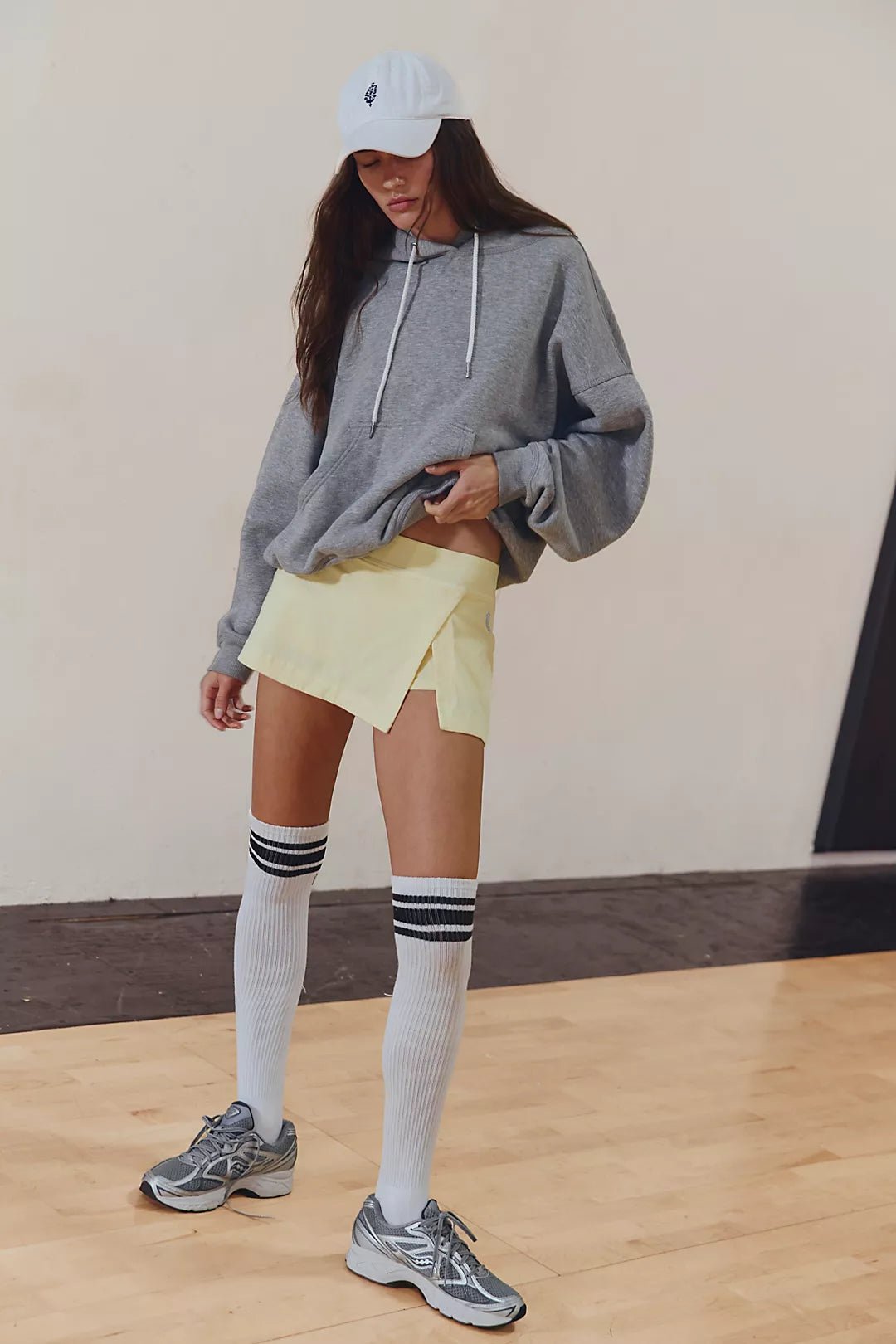 FREE PEOPLE Hot Shot Mini Skort - Sunlit Yellow - The Salty BabeSkort