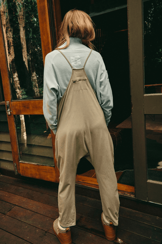 FREE PEOPLE Hot Shot Onesie - Sage Stone - The Salty BabeJumpsuits