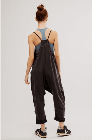 FREE PEOPLE Hot Shot Onesie - Washed Black | The Salty Babe