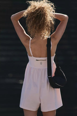 FREE PEOPLE Hot Shot Strappy Romper - Bloom - The Salty BabeRomper