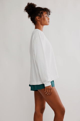 FREE PEOPLE Hustle Layer in White