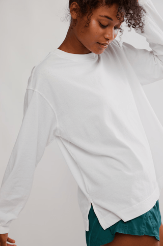 FREE PEOPLE Hustle Layer in White