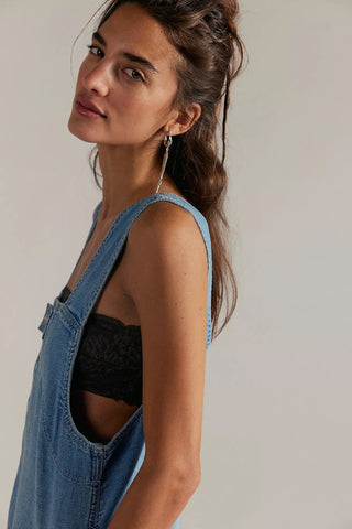 FREE PEOPLE Jude Shortalls - Light Indigo - The Salty BabeShortalls