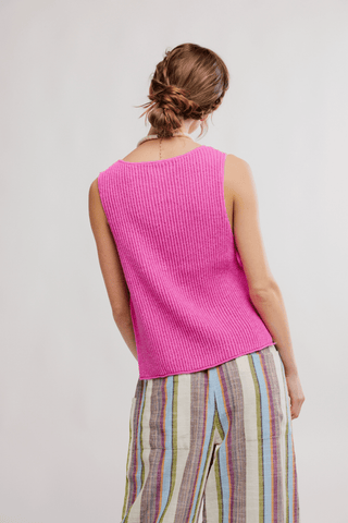 FREE PEOPLE Lizzie Sweater Top - Island Flower - The Salty BabeTop