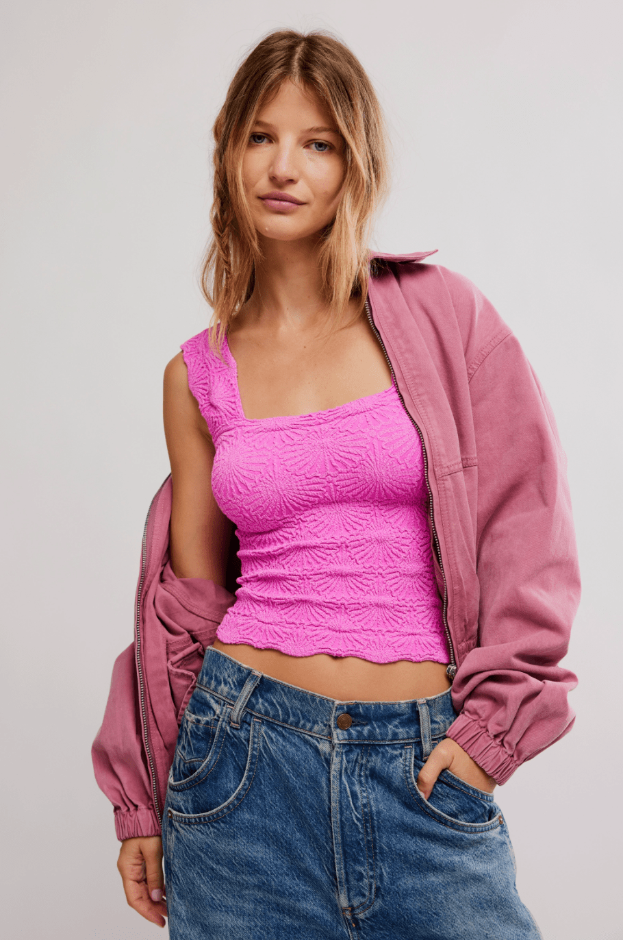 FREE PEOPLE Love Letter Cami - Dream Pop - The Salty BabeTop