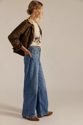 FREE PEOPLE Nia Boyfriend Jeans - Friday - The Salty BabeDenim Pants
