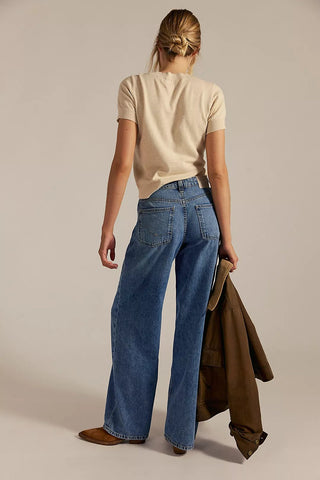 FREE PEOPLE Nia Boyfriend Jeans - Friday - The Salty BabeDenim Pants