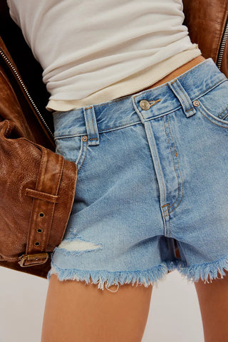 FREE PEOPLE Now or Never denim short - Moonchild - The Salty BabeDenim Shorts