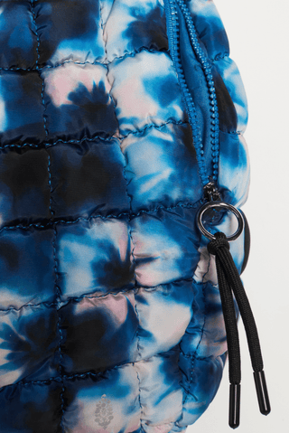 FREE PEOPLE Quilted Carryall Bag - Deep Teal Tie Dye - The Salty BabeBags