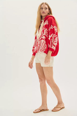 FREE PEOPLE Shell Baby Hoodie - Cherry Combo - The Salty BabeHoodies