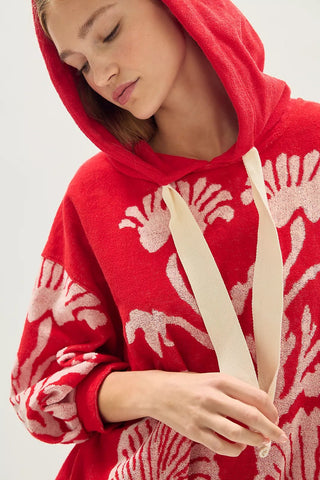 FREE PEOPLE Shell Baby Hoodie - Cherry Combo - The Salty BabeHoodies
