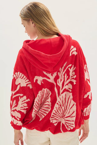 FREE PEOPLE Shell Baby Hoodie - Cherry Combo - The Salty BabeHoodies