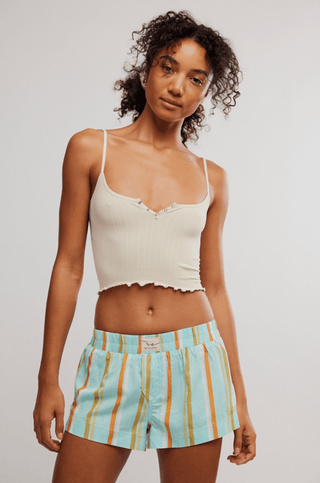 FREE PEOPLE Snap Into It Henley Crop Top - Pearled Ivory - The Salty Babecrop top