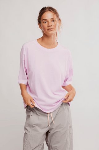 FREE PEOPLE Tackle Tee - Ultra Violet - The Salty BabeTee Shirts