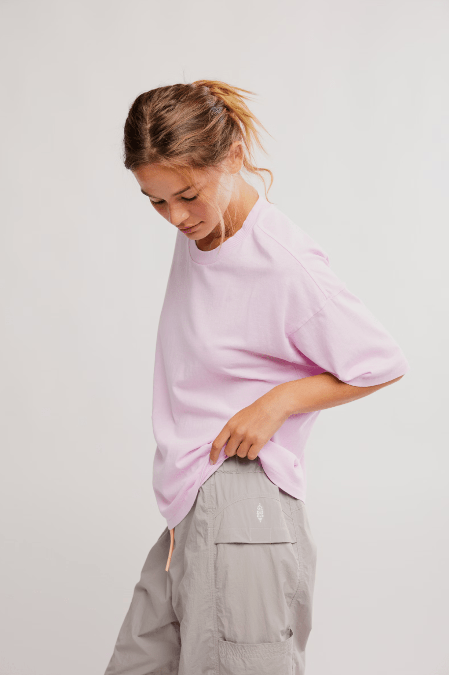 FREE PEOPLE Tackle Tee - Ultra Violet - The Salty BabeTee Shirts