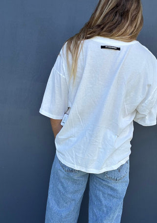 FREE PEOPLE Tackle Tee - White - The Salty BabeTee Shirts