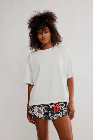 FREE PEOPLE Tackle Tee - White - The Salty BabeTee Shirts