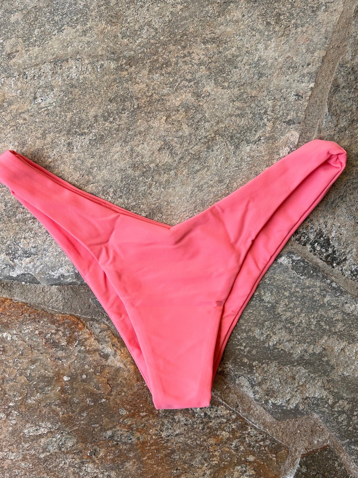 Fusion Coral Cheeky V bikini bottom - The Salty BabeSwim Bottoms