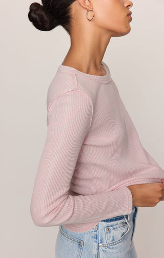 ZSUPPLY Arlet Mini Thermal Top in Soft Blush