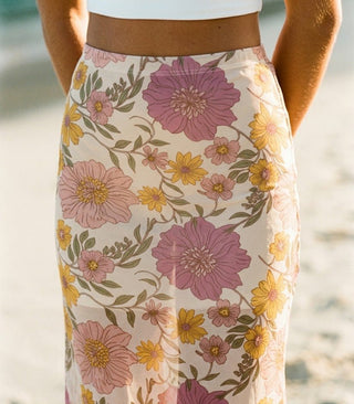 Garden Isle Midi Skirt - The Salty BabeSkirts