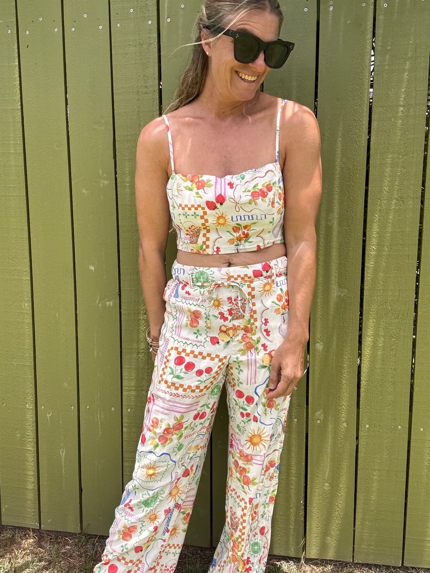 Garden Party Crop Top - The Salty Babecrop top