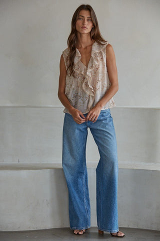 Gardenia Sleeveless Top - The Salty BabeClothing