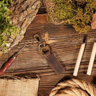 Geniune Leather Keychain - The Salty BabeKeychain