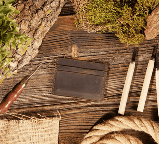 Genuine Leather Card Holder Wallet - The Salty BabeWallet