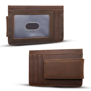 Genuine Leather Wallet with Magnet Clip - The Salty BabeWallet