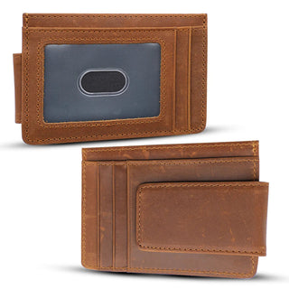 Genuine Leather Wallet with Magnet Clip - The Salty BabeWallet